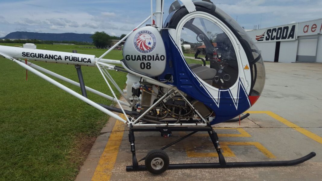 GRAESP recebe o helicóptero de instrução, Guardião 08