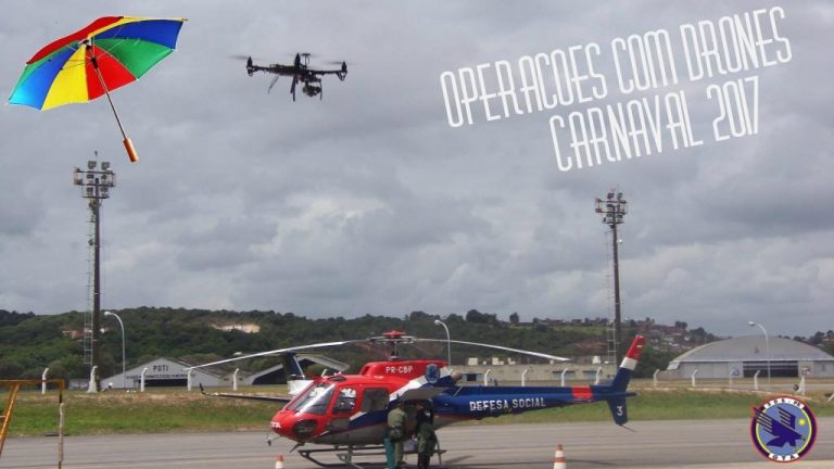 GTA de Pernambuco orienta operadores de Drones sobre uso seguro no Carnaval 2017