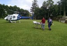 Helicóptero do SAMU transfere bebê prematuro em Altamira do Paraná