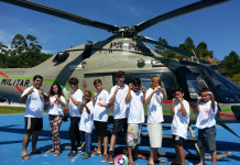 Quebrando barreiras: crianças visitam batalhão da PM em Balneário Camboriú