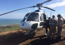Idosa é resgatada pelo Harpia 02 do Monte Aghá após sofrer fratura