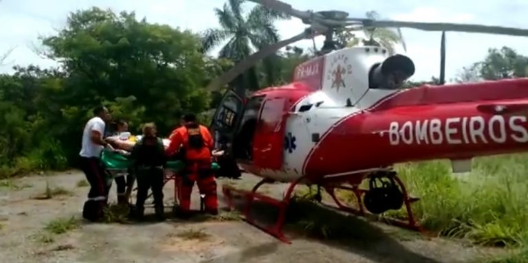 Resgate de mergulhador no Lago Paranoá é feito com ajuda de helicóptero
