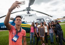 Concurso de redação premia estudantes de Jaciara com voo de helicóptero