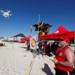Bombeiros usam drone para prevenção e salvamento em praias do Rio