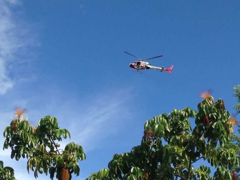 Águia da Base de Rio Preto realizou apoio ao policiamento nas prainhas dos Municípios de Ubarana e Mendonça