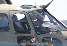 Operação aérea integrada entre PMSC e PMPR realiza transporte de órgãos para transplante