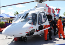 Polícia Nacional da Malásia expõe seu novo AW139