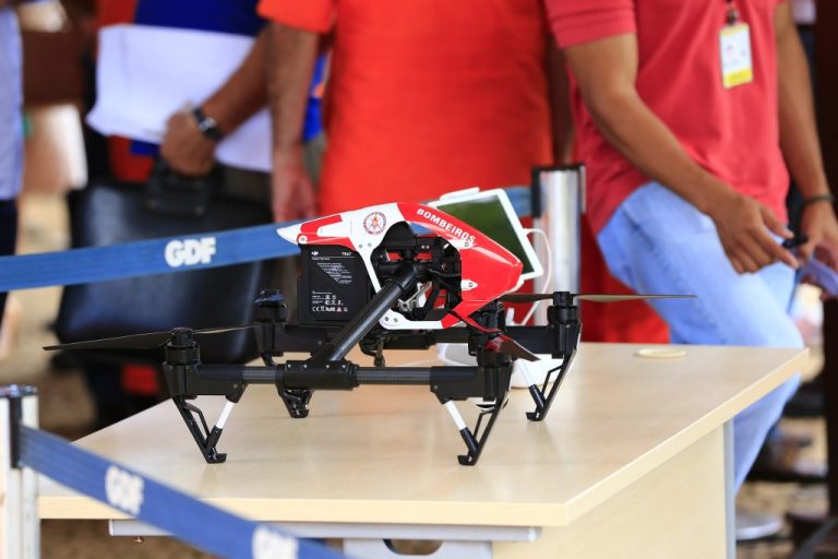 Corpo de Bombeiros do DF apresenta drone “Inspire 1” adquirido para operações de monitoramento