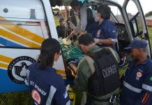 Helicóptero do CIOPAer transporta vítima de acidente de trânsito para Hospital Geral de Palmas