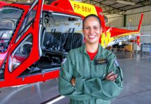 Voando alto – Primeira bombeira comanda Batalhão de Operações Aéreas no país