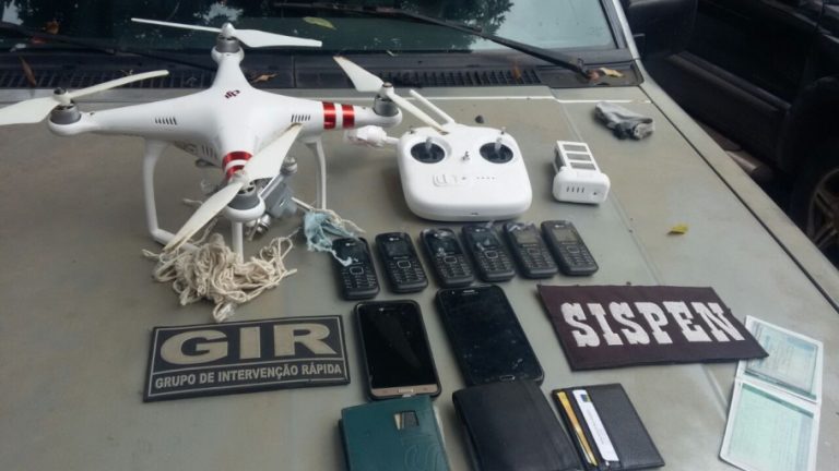 MP denuncia membros de facção por usarem drone dentro de presídio
