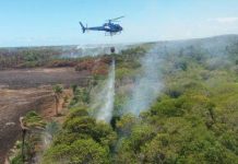 GRAer e Corpo de Bombeiros combatem incêndio em Mata de São João