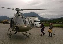 Menina de 1 ano com lesões graves na cabeça é socorrida pelo Águia, em Joinville/SC