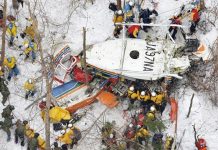 Helicóptero de resgate cai no Japão e não há sobreviventes