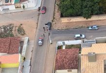 GPM com o apoio do helicóptero Falcão 04 recuperaram motocicleta roubada em Limoeiro de Anadia