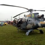 BPMOA e SIATE resgatam vítimas de acidente de helicóptero em Araucária