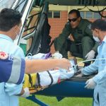 Aeronave da Segurança Pública realiza remoção aeromédica de vítima de acidente