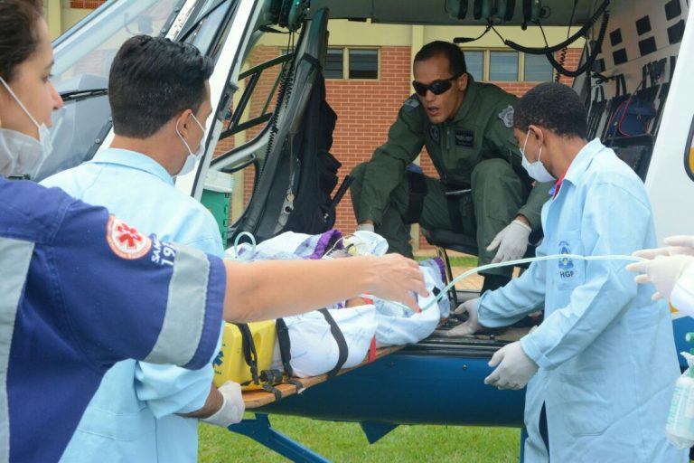 Tocantins 01 realiza remoção aeromédica de vítima de acidente de trânsito