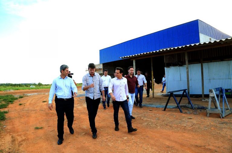 Construção do hangar do Ciopaer em Sorriso está com 50% das obras concluídas