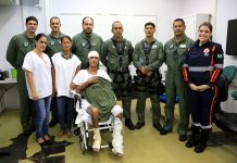 Equipe do Ciopaer reencontra vítima após 75 dias do resgate