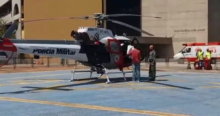 Águia 13 realiza transporte de órgão de Jundiaí para São Paulo