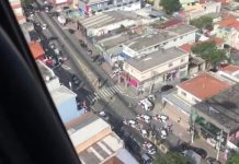 Águia 21 apoia policiais militares na prisão de ladrões de banco