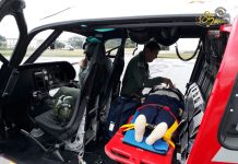 Grupamento Aéreo realiza treinamento de resgate aeromédico no Aeroporto Campo de Marte