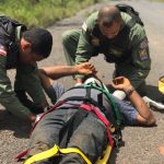 Guardião 02 da BAVAN/Barreiras resgata vítima de acidente na BA-463