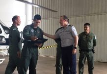 CAP PM Bolentini após longa preparação é declarado Comandante de Helicóptero Policial