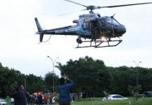 Harpia 01 participa da Operação Tiradentes em Campo Grande e localiza veículo acidentado em córrego