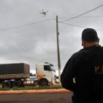 PRF usa drone para fiscalizar condutores infratores durante o carnaval em MS
