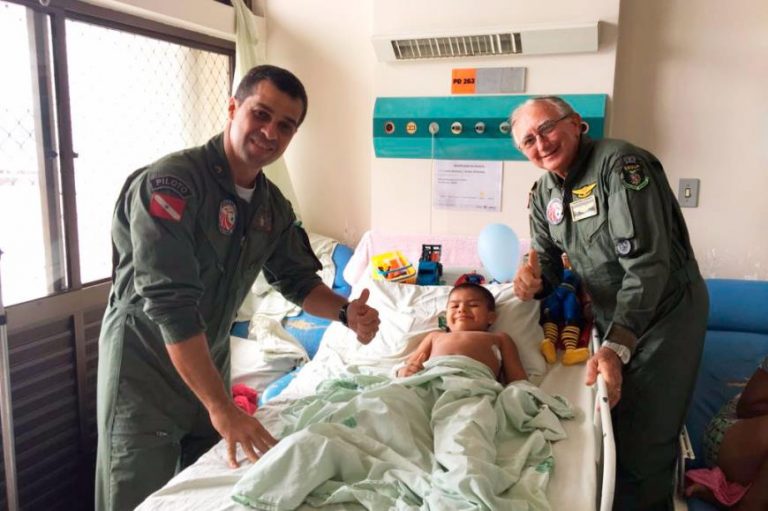 Paciente do primeiro resgate aeromédico noturno realizado pelo GRAESP se recupera