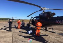 SAERFron e BAPM atuam integrados no transporte aeromédico de paciente com cardiopatia grave