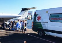 Resgate aéreo atende criança com queimaduras nos Campos Gerais