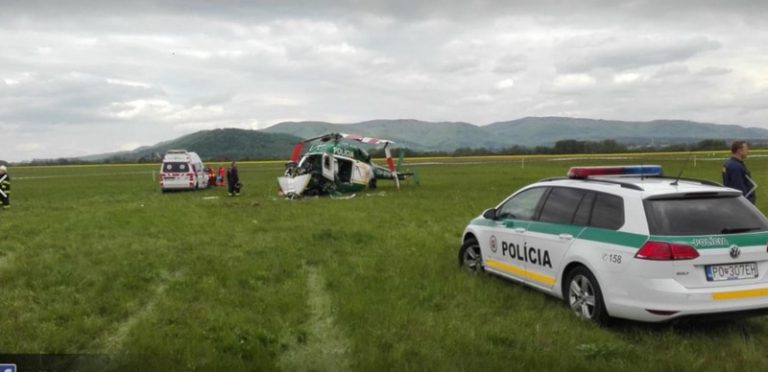 Bell 429 policial sofre acidente na Eslováquia