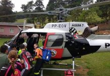 Águia 07 resgata ciclista em Jacareí e recebe agradecimento pelo socorro