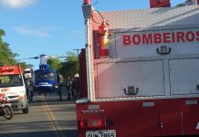 Guardião 05 resgata vítima de acidente de trânsito na BA-523