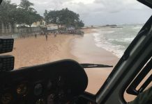 GRAer da PM da Bahia faz resgate no mar em meio a ondas fortes, mas vítima não resistiu