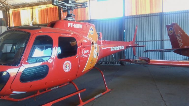 Helicóptero do Corpo de Bombeiros de Rondônia está sem voar há mais de um ano
