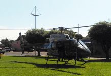 Com helicóptero, PM faz operação na região norte de Campo Grande e recupera carro