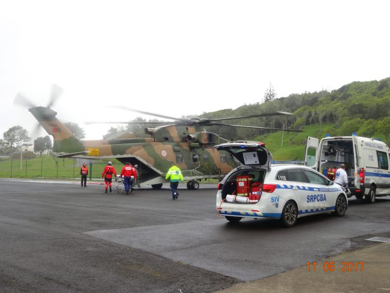 Força Aérea Portuguesa resgata tripulante em navio nos Açores e faz transporte de órgãos