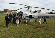 Potiguar 1 realiza transporte aeromédico de policial militar baleado em Parnamirim