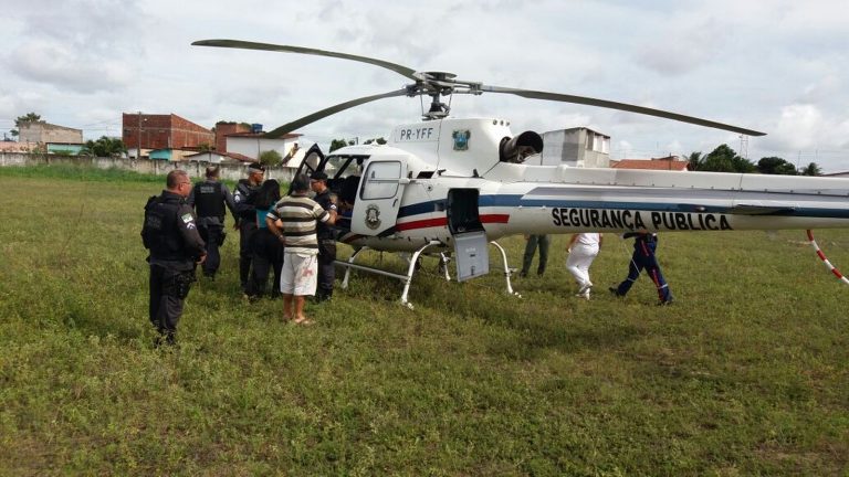 Potiguar 1 realiza transporte aeromédico de policial militar baleado em Parnamirim