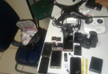 Três são presos usando drone para entregar drogas e celulares dentro de presídio