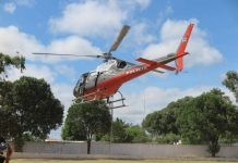 Fênix 02 da Ciopaer socorre casal preso em ferragem em Caririaçu