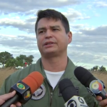 comandante do helicóptero Harpia 01, Ten. Coronel Rosalino Gimenez Filho.