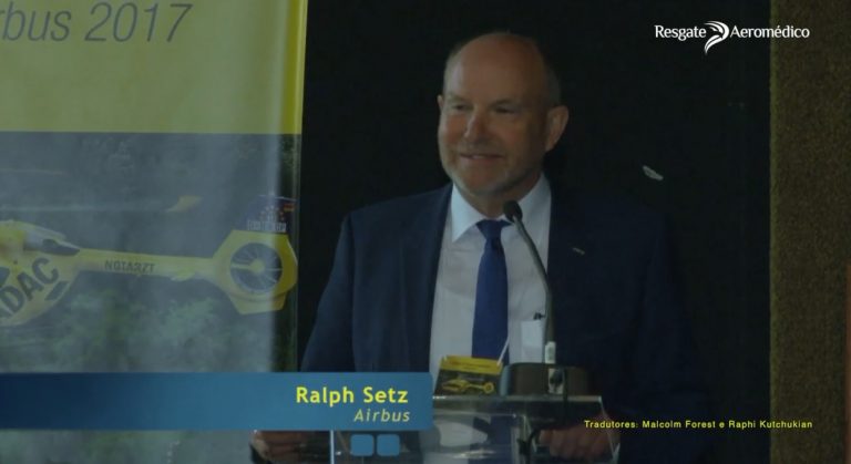 Ralph Setz da Airbus fala sobre o aeromédico no mundo e seu potencial no Brasil
