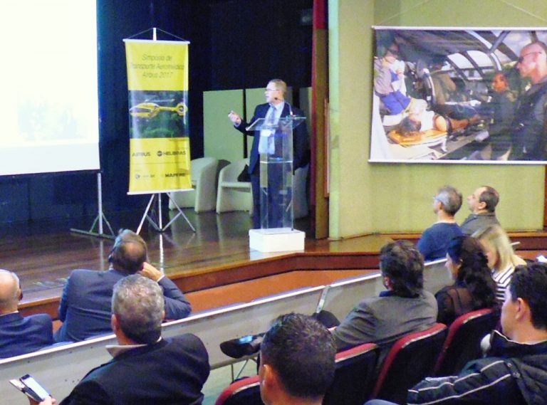 Dr. Ricardo Accioly fala sobre “Implantação de um Sistema Aeromédico Eficaz” no Simpósio Airbus
