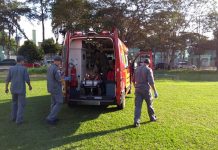 Águia resgata criança que caiu sobre vergalhões em São José dos Campos