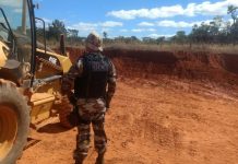 PMDF realiza patrulhamento aéreo e identifica ação contra o meio ambiente